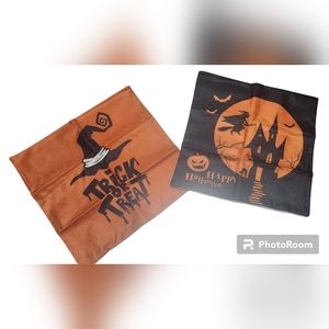 4pc Halloween Pillow Cover Set, NWT